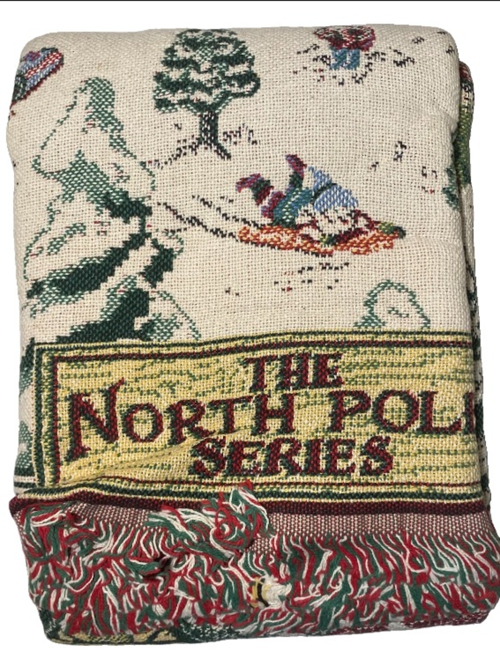 Dept 56 Goodwin Weavers Christmas North Pole Series Throw Blanket 48" x 67" NEW